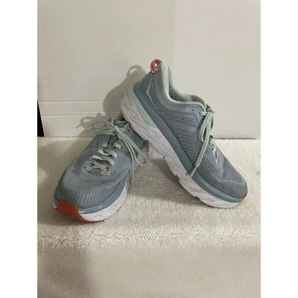 Size 9 - Hoka One One Bondi 7 Blue Fog Women’s
